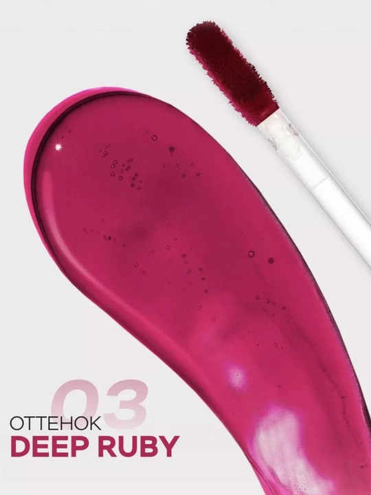 Оттеночный гель-тинт для губ LUXVISAGE LIP TINT AQUA GEL hyaluron