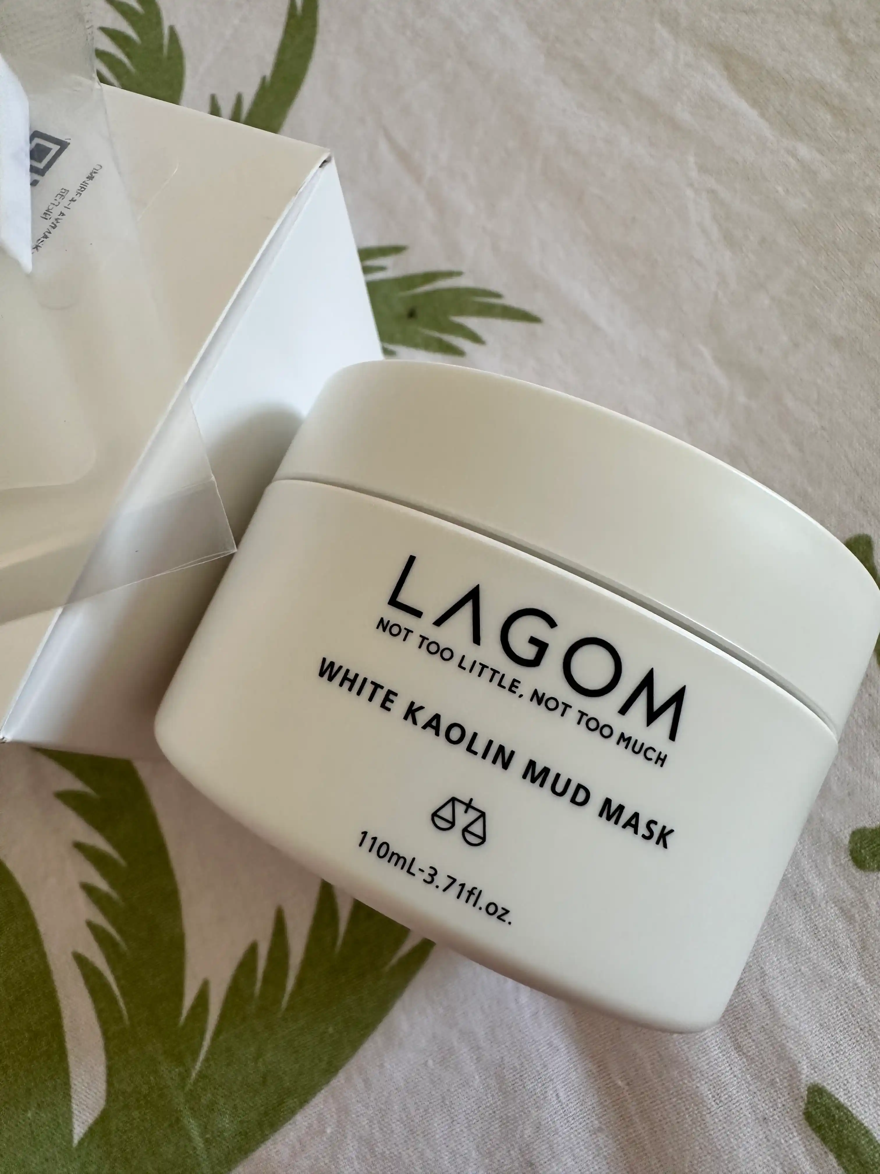 Глиняная маска для лица Lagom с AHA, BHA, PHA, пилинг, для жирной и проблемной кожи, 110ml