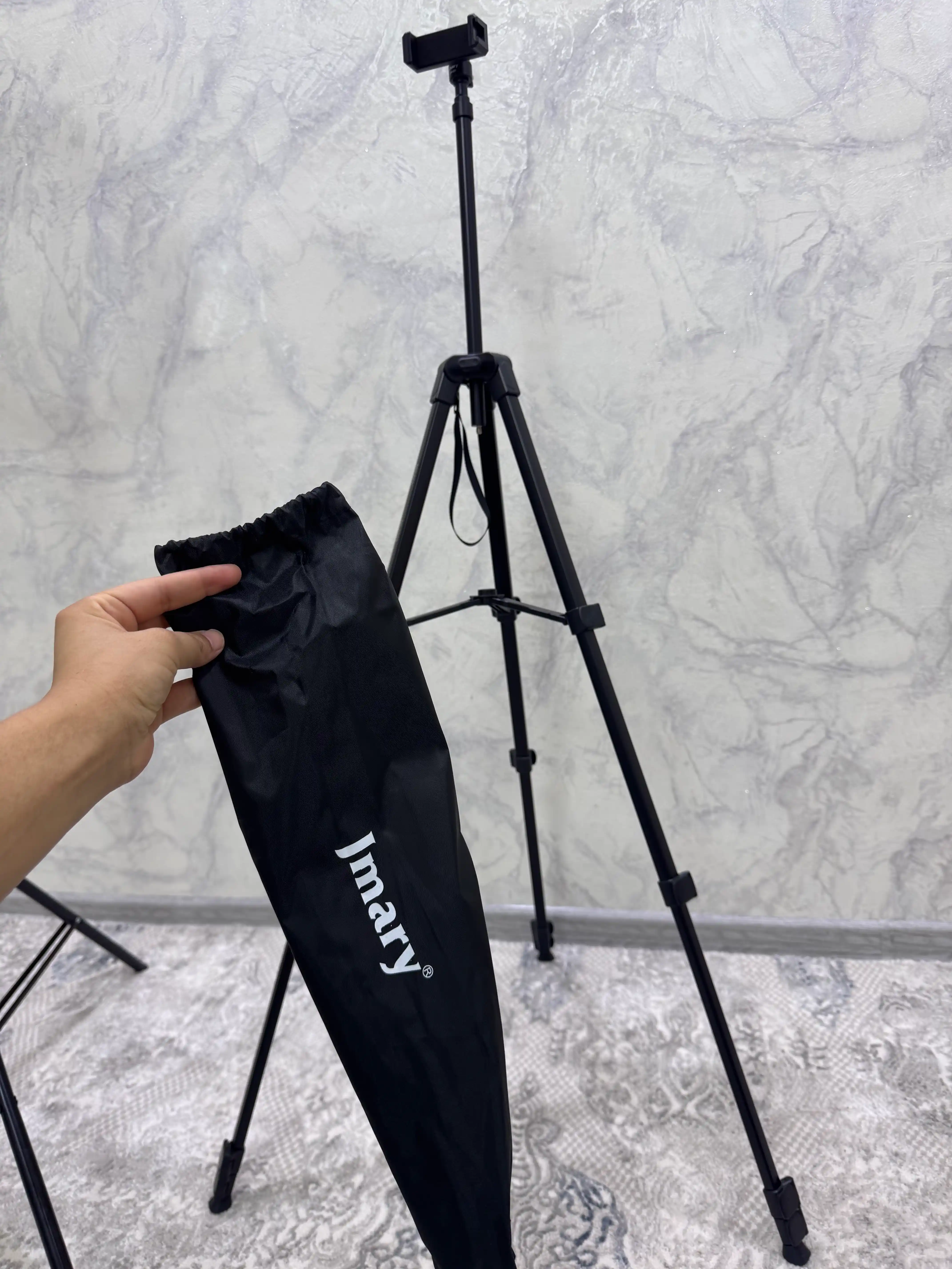 Shtativ 170 sm Jmary KP-2208, tripod telefon va kamera uchun ushlagichi bor, videolar