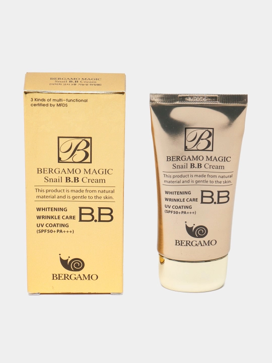 Тональный крем для лица, Bergamo BB, матирующий, увлажняющий, с SPF, 50 мл - 