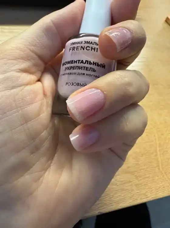FRENCHI, tezkor mustahkamlovchi temir bilan lak, pushti, 11 ml