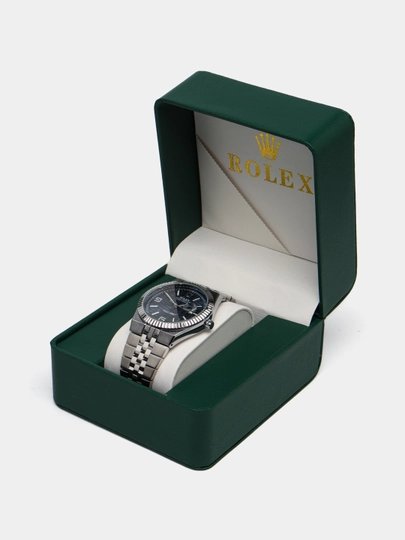 Мужские наручные часы, механические, коробка и документы — BRENTS-ROLEXB-ЛАЗУР