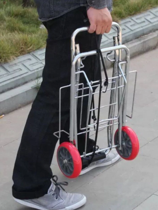 Buklama aravacha, 4 g‘ildirakli, mustahkam, 50, 60 kg gacha yuk tashishi mumkin
