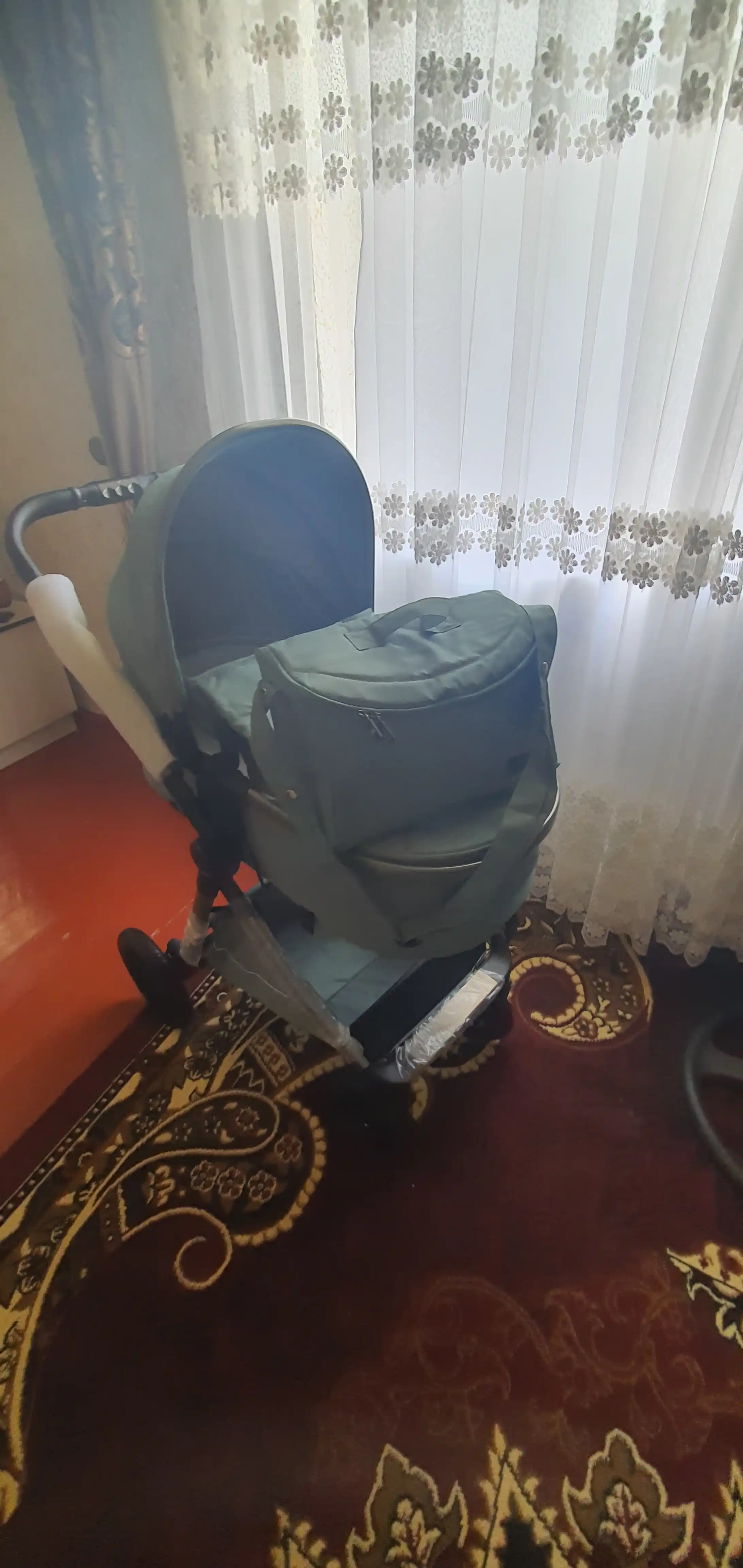 Детская коляска, коляска для детей с большой сумкой, прогулочная коляска, 3 в 1