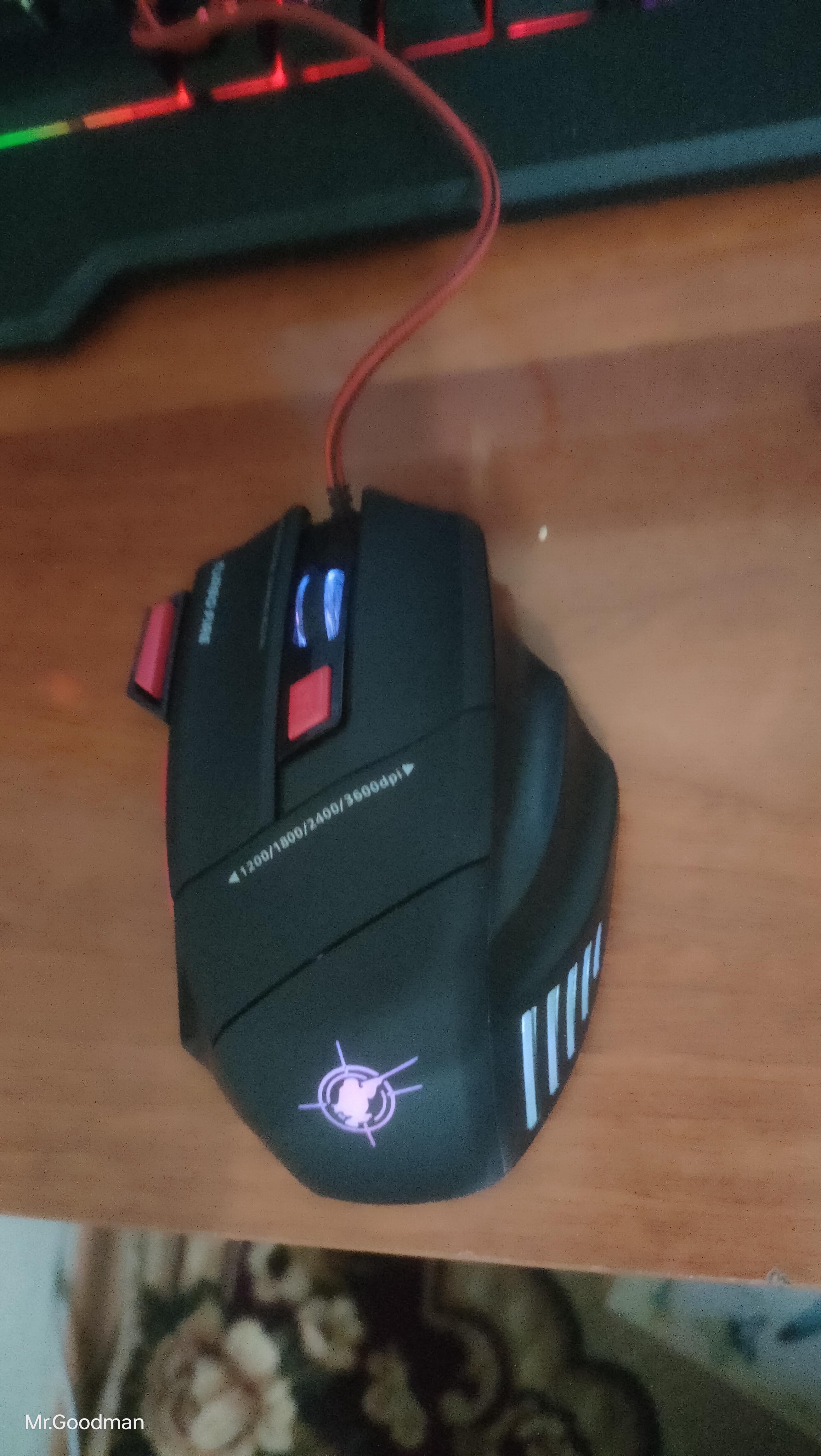 Igrovoy mishka 7 tugmali, sichqoncha simli, gaming mouse RGB