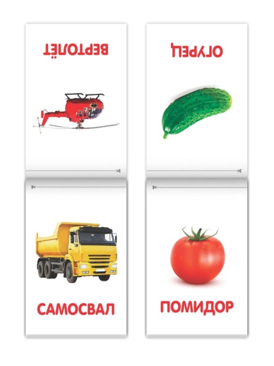 Kitoblar "Doman kartalari" bolalar uchun kartalar, to'plam