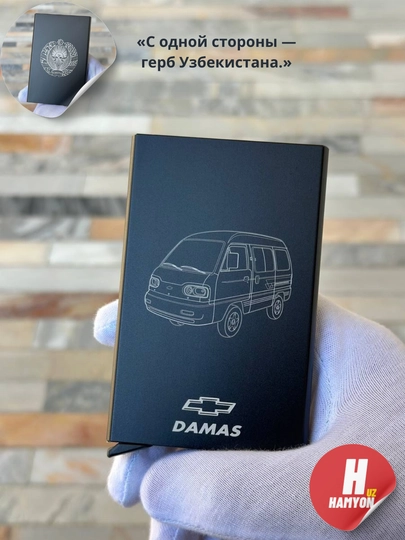 Кошелек-Card holder, для банковских карт, Тех паспорта и ID карт — ANVARBE-NOYMAH-СИНМЕЛ