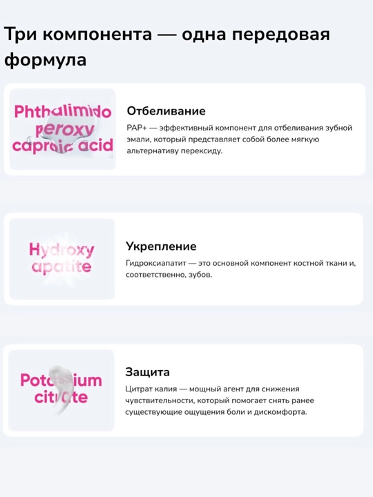 Smilebe PAP+ Gentle отбеливающие полоски — бережное отбеливание, 28 шт