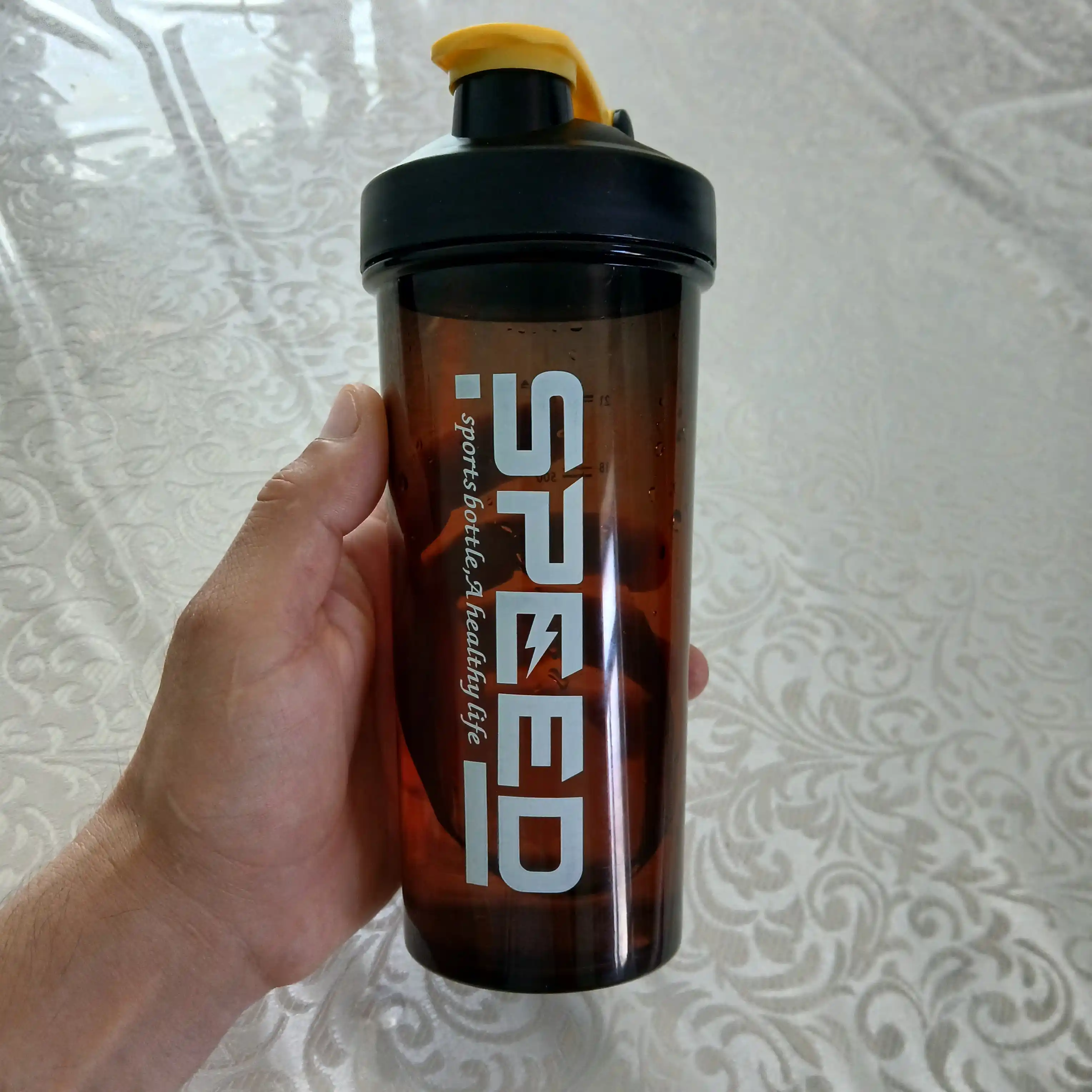 Shaker shishasi, sport, spiral bilan