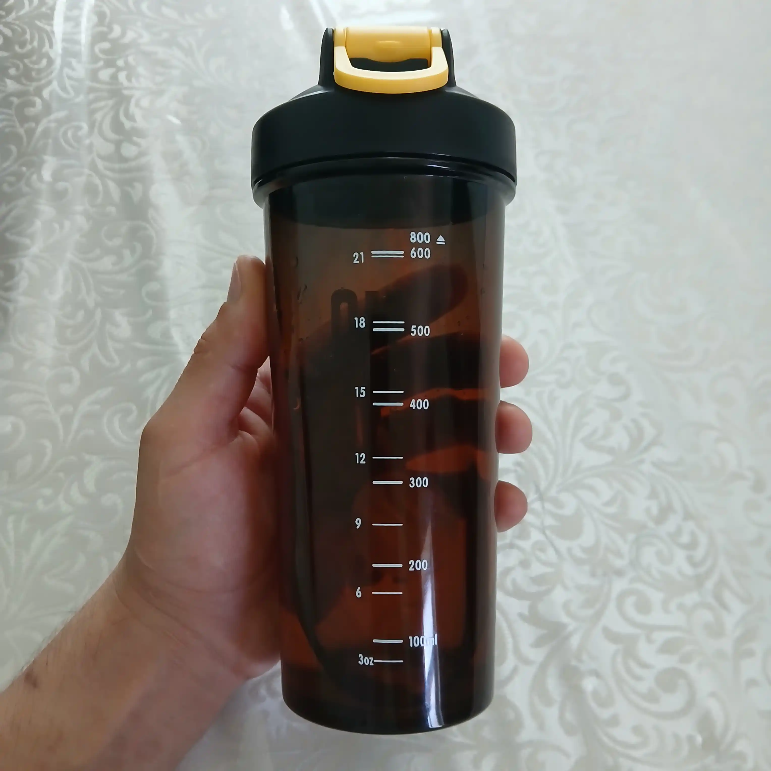 Shaker shishasi, sport, spiral bilan