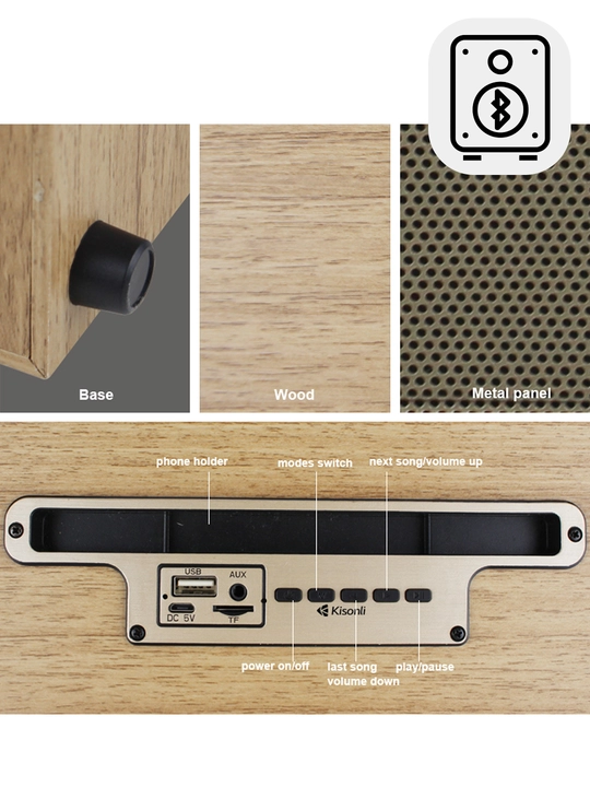 Kolonka Kisonli MP3 G11  Bluetooth 5.0