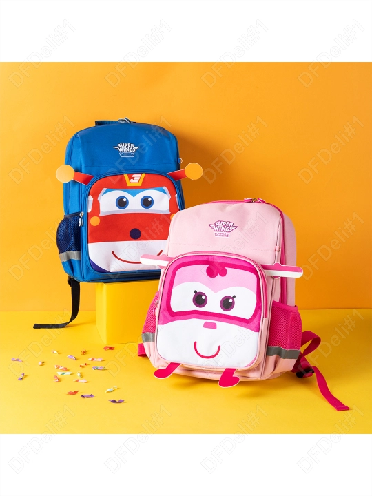 Maktab ryukzaki SuperWings H925 (pushti) Deli, 925-H-pk