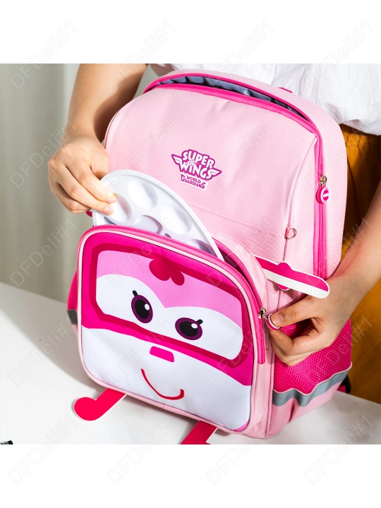 Maktab ryukzaki SuperWings H925 (pushti) Deli, 925-H-pk