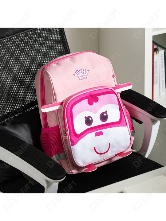 Maktab ryukzaki SuperWings H925 (pushti) Deli, 925-H-pk