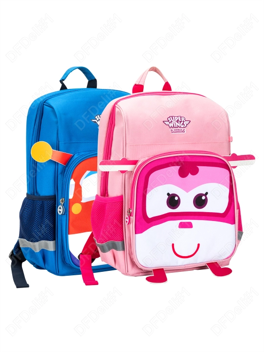 Maktab ryukzaki SuperWings H925 (pushti) Deli, 925-H-pk