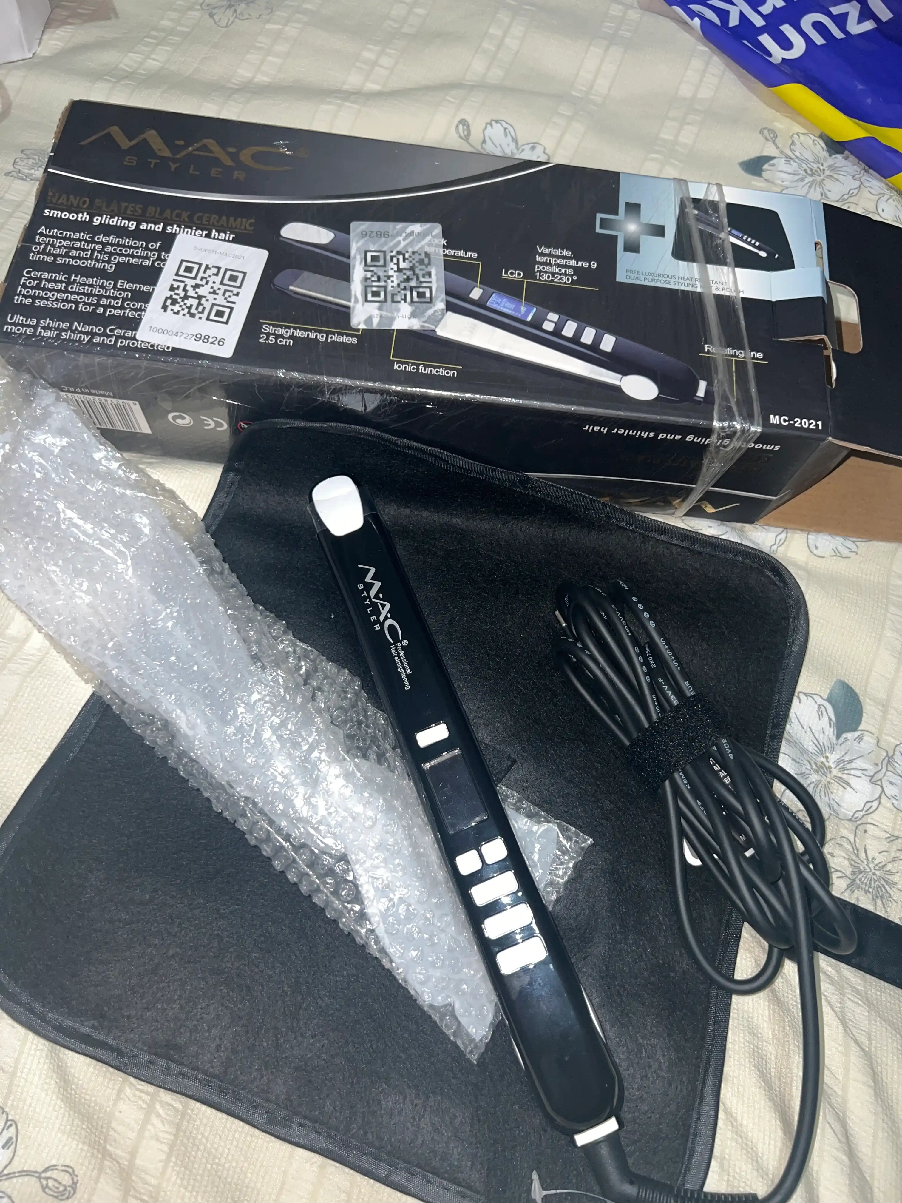 Плойка-выпрямитель для волос MAC MC-2021