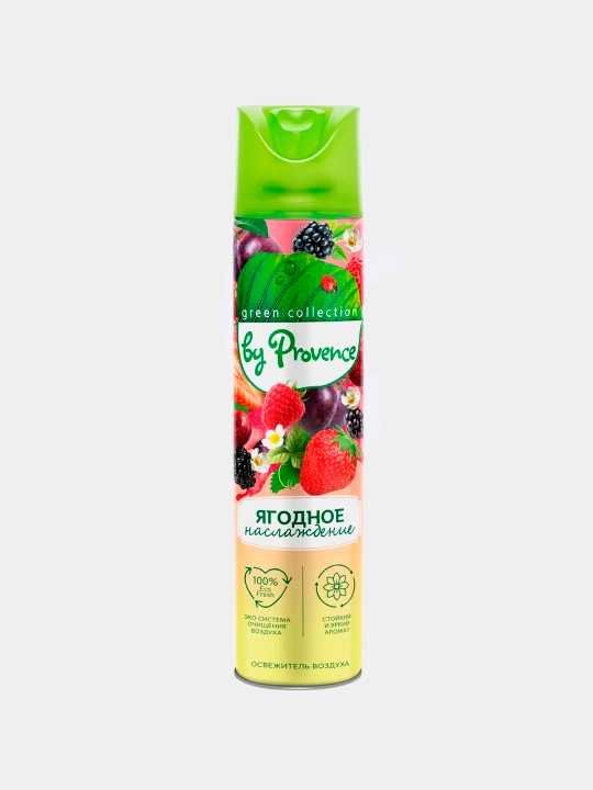 Освежитель воздуха Green collection by Provence Eco Fresh ягодное наслаждение, 300 мл - 