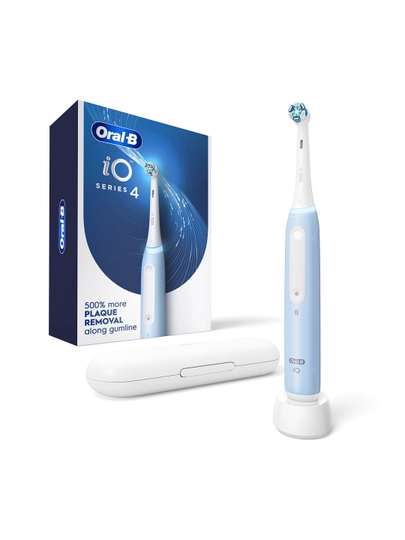 Tish yuvish uchun elektr cho’tka Oral-B iO Series 4, nasadka va zaryadlovchi bilan - 