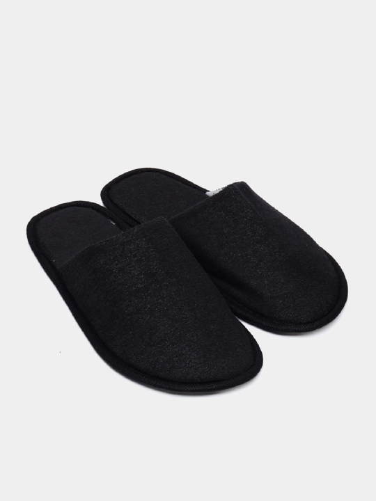 Одноразовые тапочки, черные, 36-43 - 