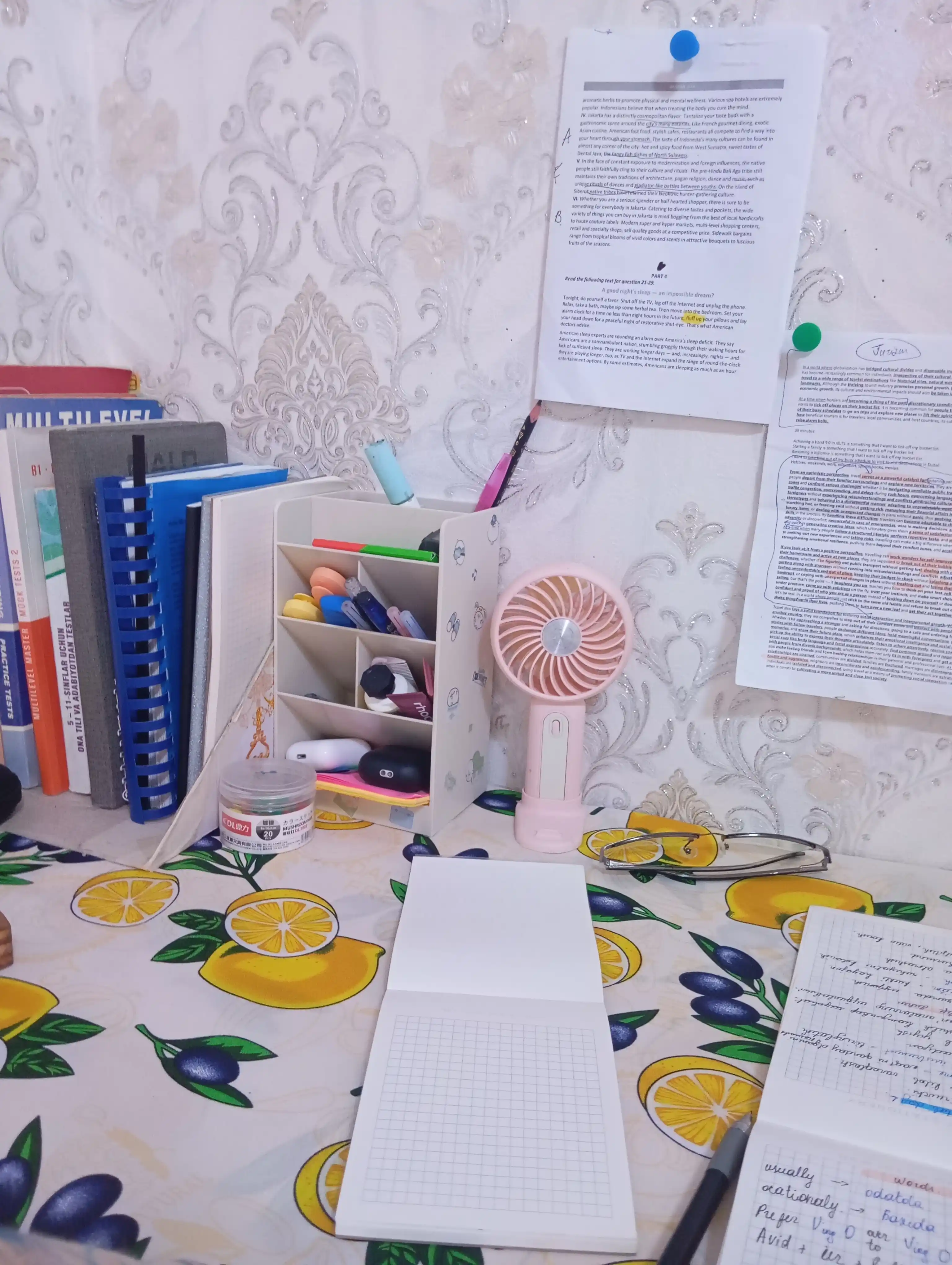 Ruchkalar, qalamlar va o'quv qurollari uchun stendli organayzer, Deli Pen Holder 8939