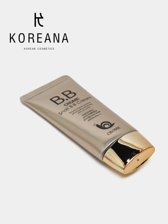 CROME SNAIL BB chig‘anoq mutsinli krem, oqartiruvchi tonal krem, 50 ml
