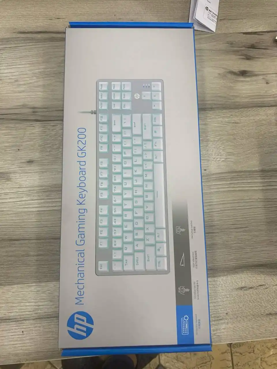 HP GK100F, HP GK200 White mexanik, RGB yoritgichli, o‘yin klaviaturasi