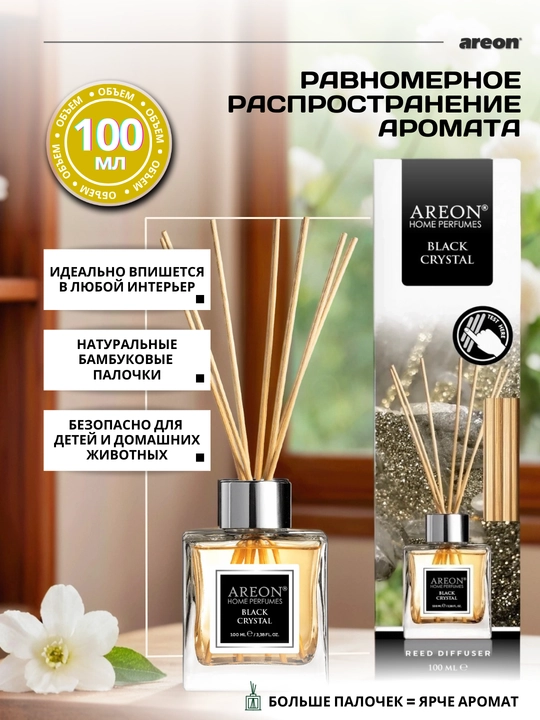 Диффузор для дома Areon, ароматизатор для офиса, освежитель воздуха, 100 мл