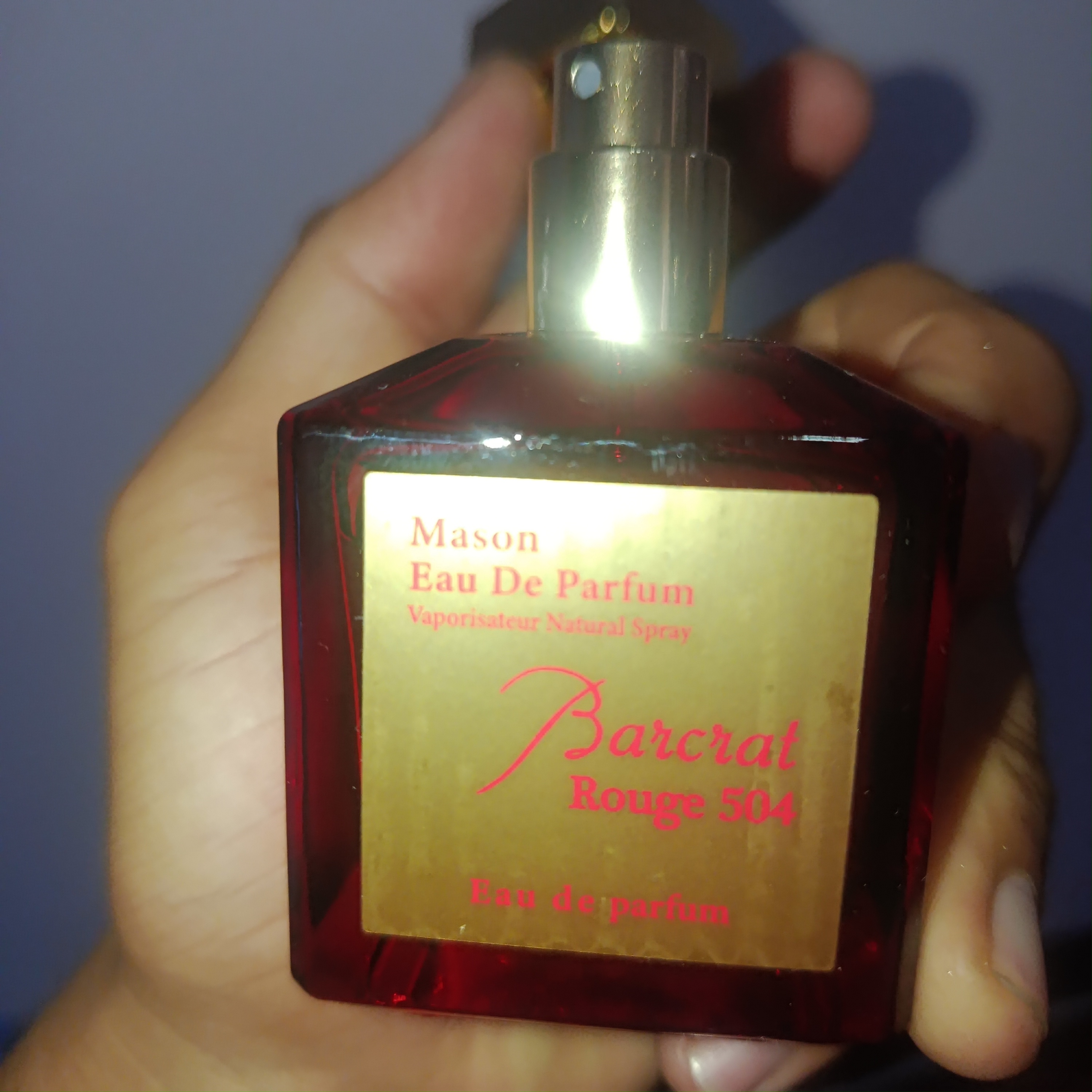 Parfyumlangan suv uniseks Baccarat Rouge 540-ga asoslangan, 10 ml