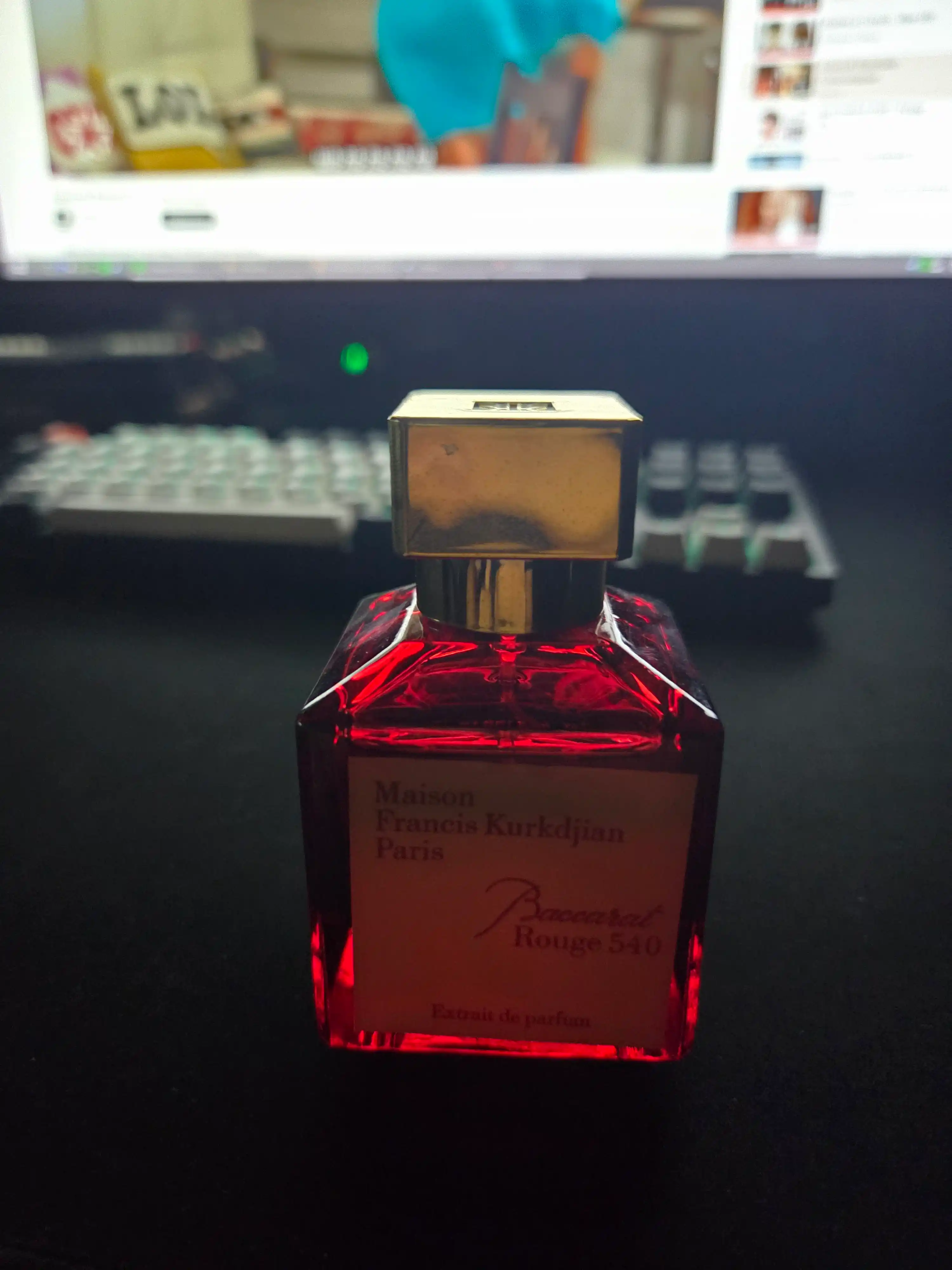 Parfyumlangan suv uniseks Baccarat Rouge 540-ga asoslangan, 10 ml