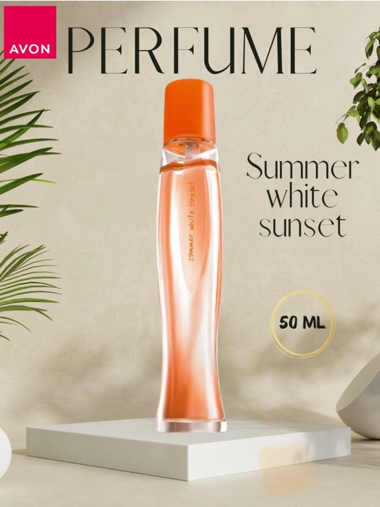 Summer White Sunset Avon, универсальный парфюм для женщин, 50 мл - 