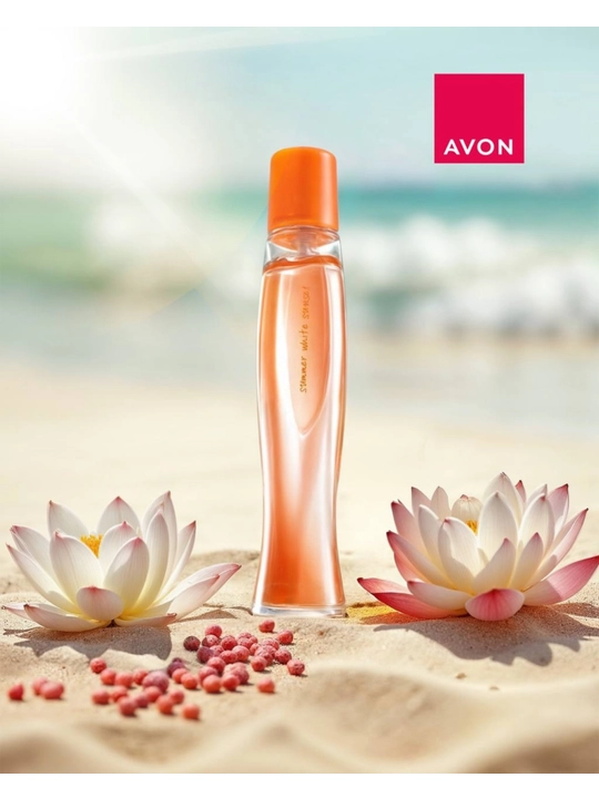 Summer White Sunset Avon, универсальный парфюм для женщин, 50 мл