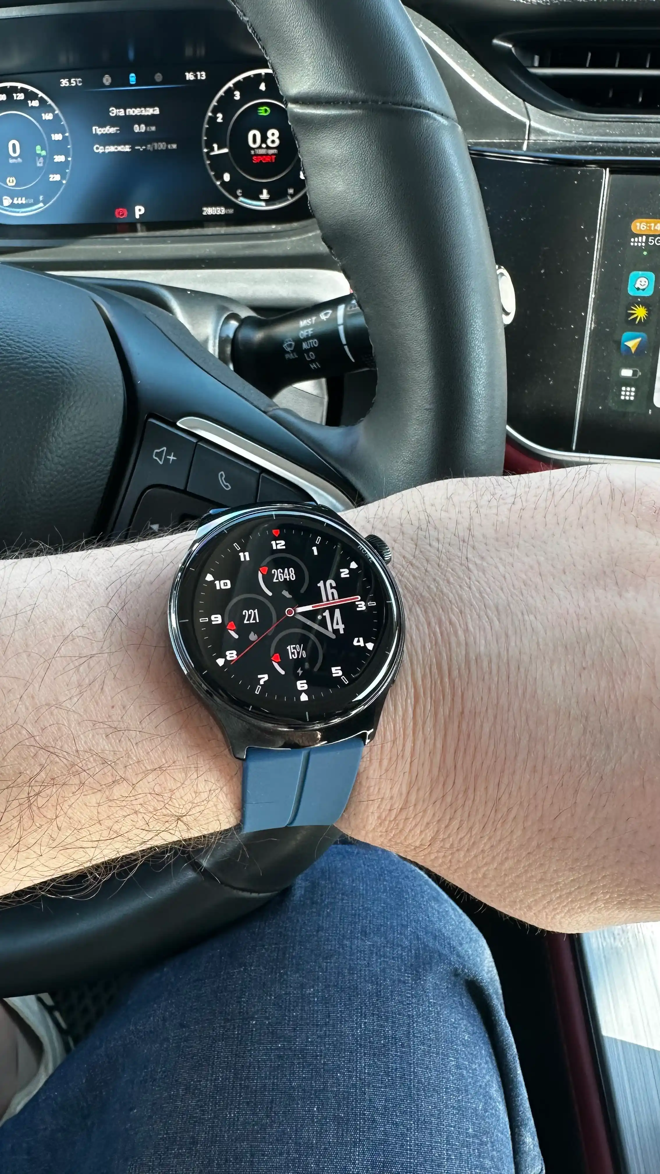 Ремешок силиконовый для Samsung, Huawei, Amazfit и любых других часов, размер 22/20 мм