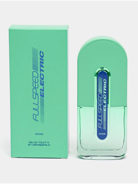 Туалетная вода Full speed Electric Avon, элегантный и универсальный парфюм для мужчин, 75 мл