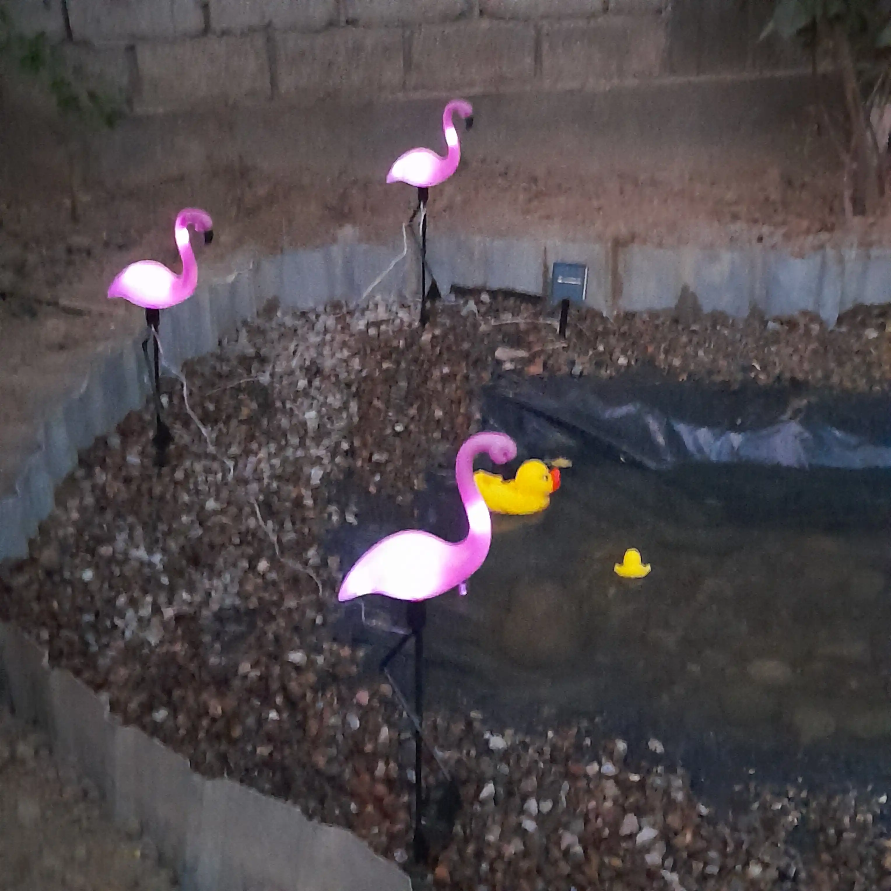 Flamingo” bog‘ chirog‘i, 3 dona, quyosh batareyasida, bog‘ va dala hovli uchun