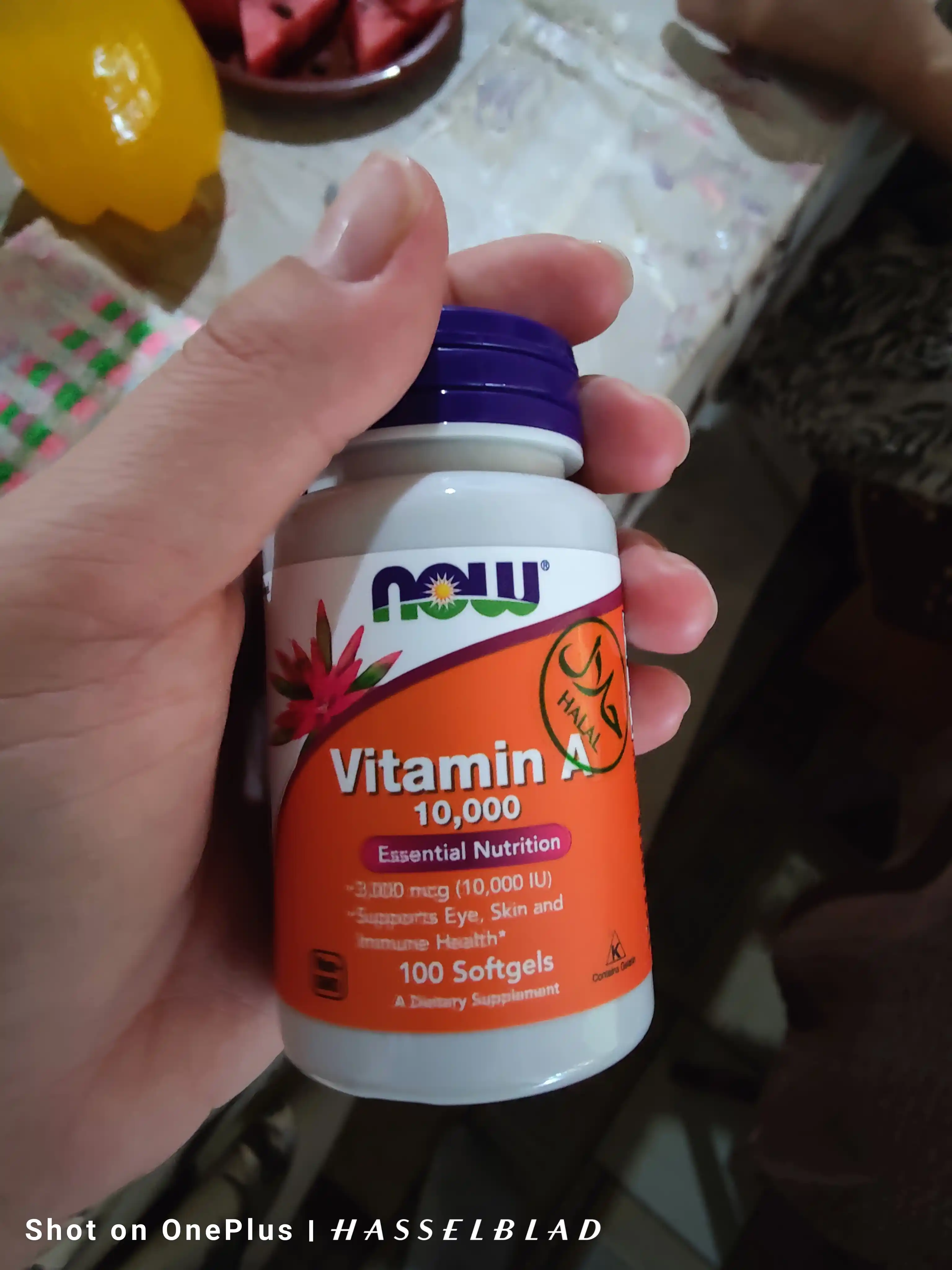 Kapsulalar Now Supplements, Vitamin A 10000 ME va 25000 ME, 100 dona,