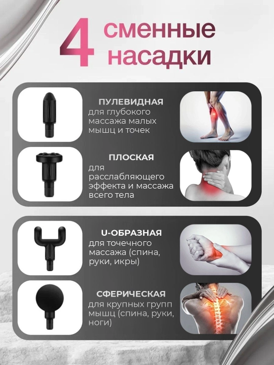 Аппарат для массажа тела, спины, шеи