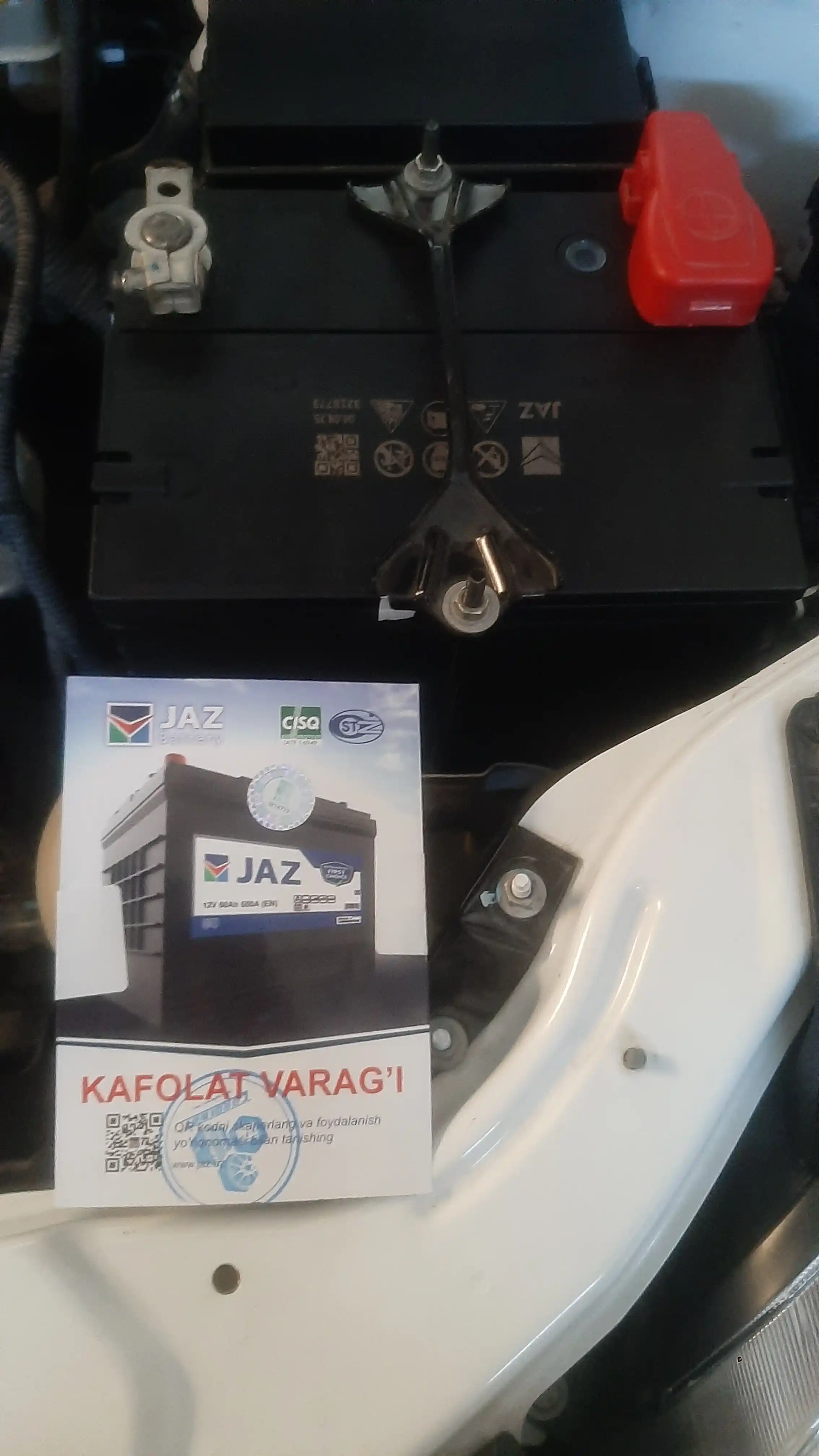 JAZ BATTERY - аккумуляторная батарея - джизакский аккумуляторный завод AJ - 1 год гарантии
