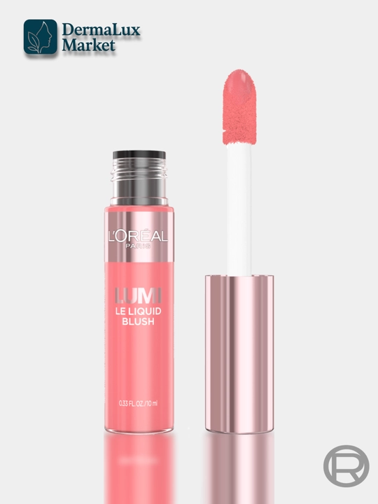 Tabiiy yaltirash, yuzga yorqinlik beruvchi, namlantruvchi, suyuq rumyana-Lumi Le Liquid Blush