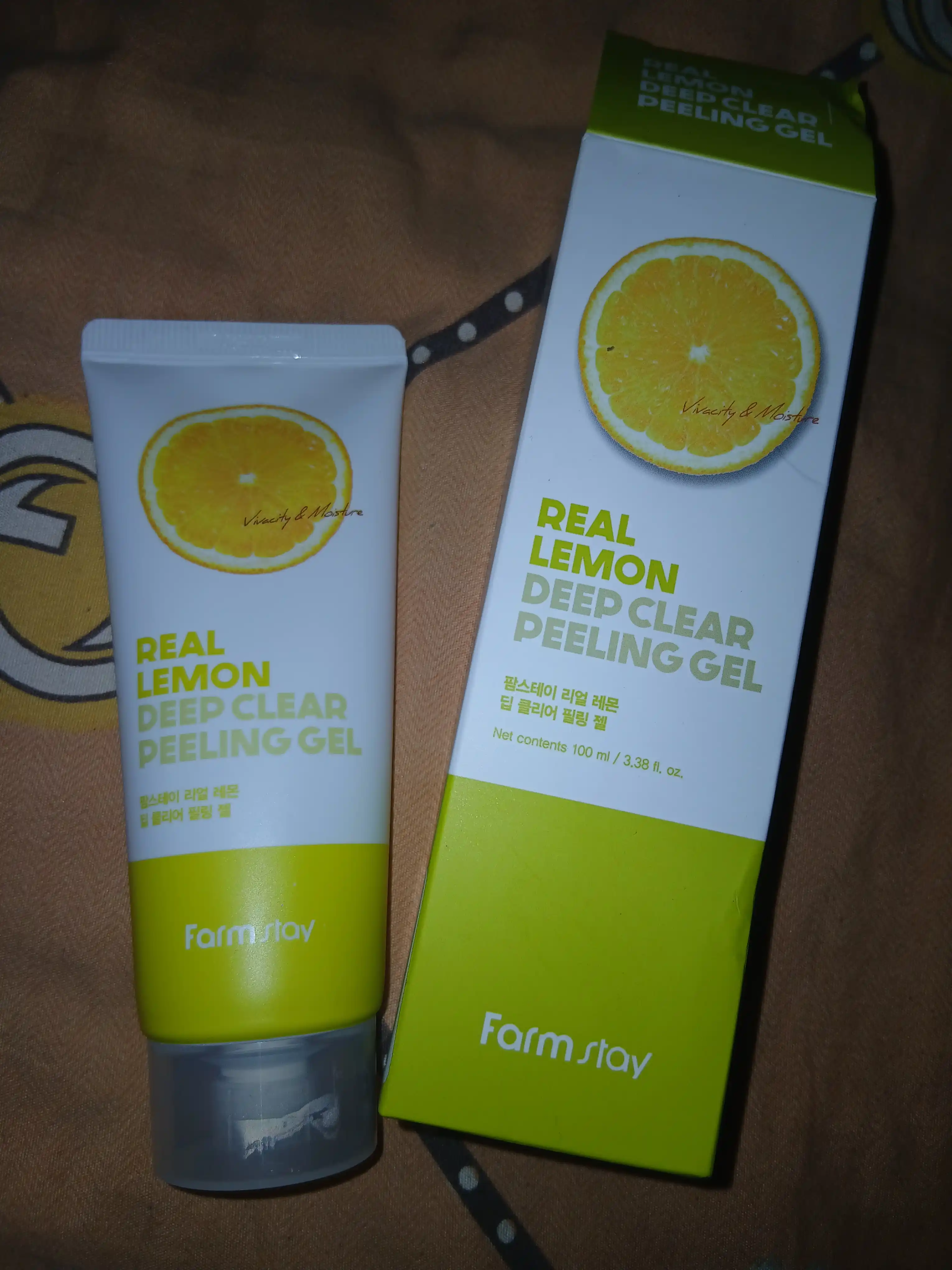 Farm Stay brendidan yuz uchun piling gel, Koreya 100 ml