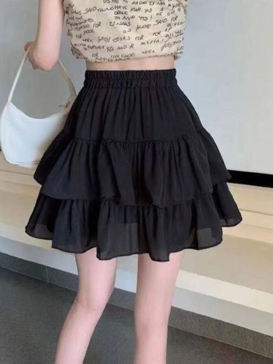 Qizlar va ayollar uchun yubka, maktab yubkasi, mini yubka ayollar uchun, qora yubka
