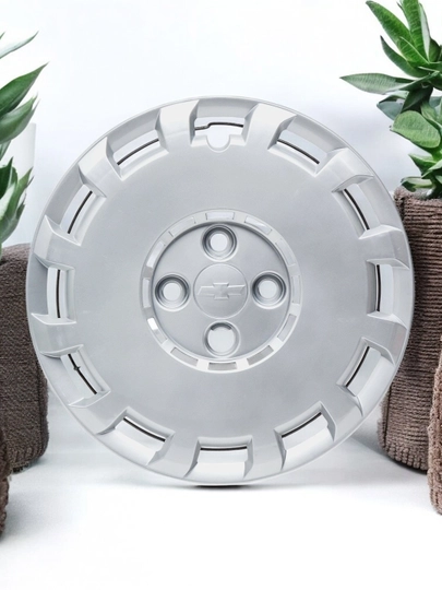 Колпаки на колёса для Lacetti, Cobalt, 4 штуки, R13, R14, R15 — POLIKMM-KALPAK1-СЕРМЕТ-r15kolp