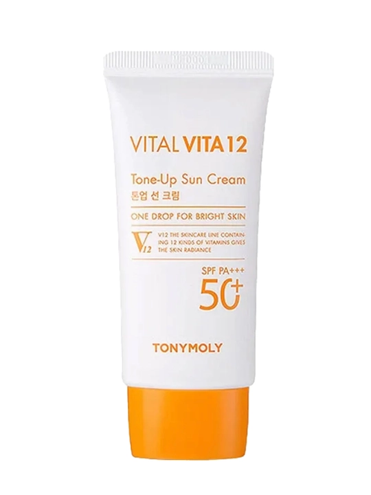 Tonirovka qiluvchi quyosh kremi, TonyMoly VITAL VITA12 TONE-UP SUN CREAM SET SPF50+