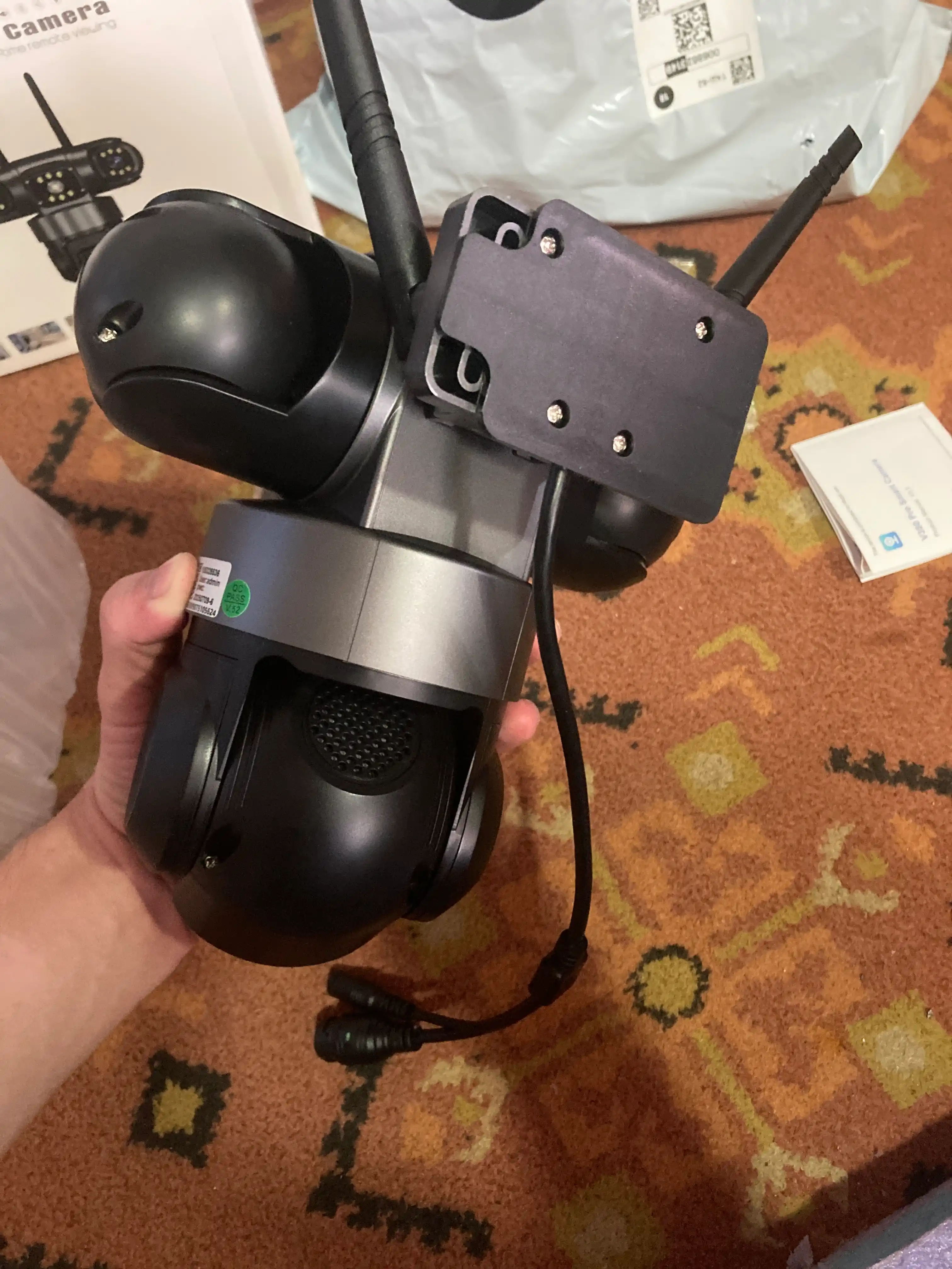 Камера Wi-Fi 4G уличные умные V380 PRO Wi-Fi солнечной панелью, двойной и тройной объектив