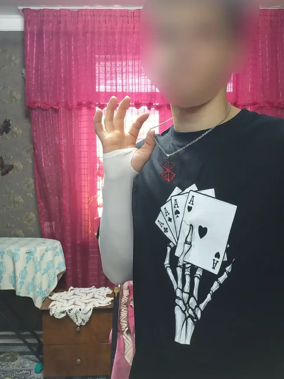 Цепочка, подвеска на шею из аниме Berserk, Death note, One Piece, Dota 2