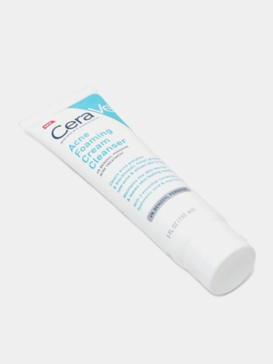 CeraVe 150 ml, yuz parvarishi uchun ko‘pik, tozalaydi, namlaydi, husnbuzarlarga qarshi