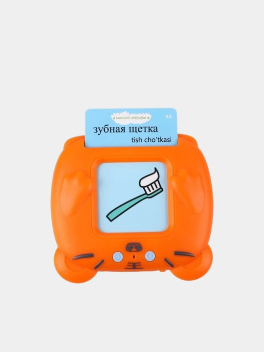 Планшет говорящий на русском - узбекском языке, для детей, обучающий, с озвучкой