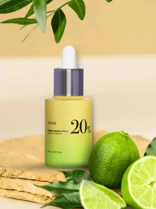 Осветляющая сыворотка для лица с экстрактом цитрусовых ANUA Green Lemon, с витамином С - 