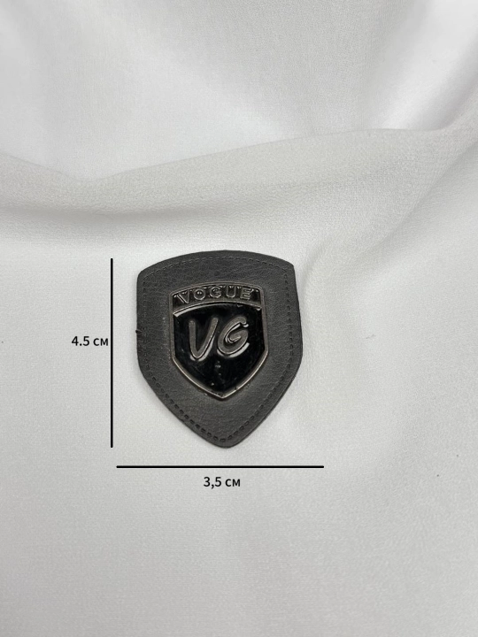 Erkaklar va ayollar uchun metall emblem, etiketka, kashta tikish