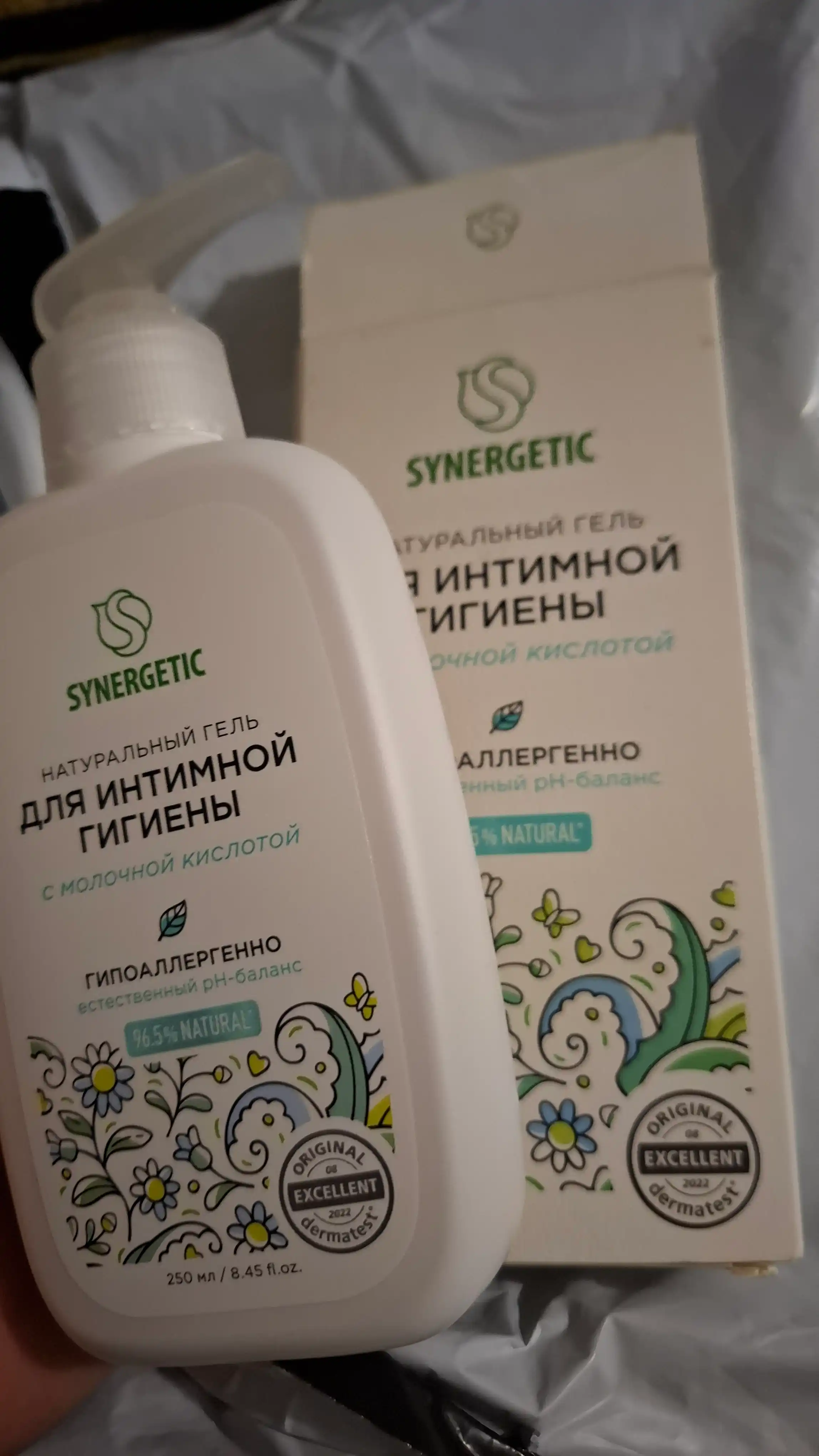 Intim gigiyena uchun tabiiy Synergetic geli, 250 ml