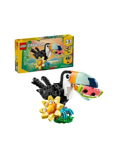 Конструктор LEGO Creator «Дикие животные: Тропический тукан» 31173, 225 деталей — KASPI-31173